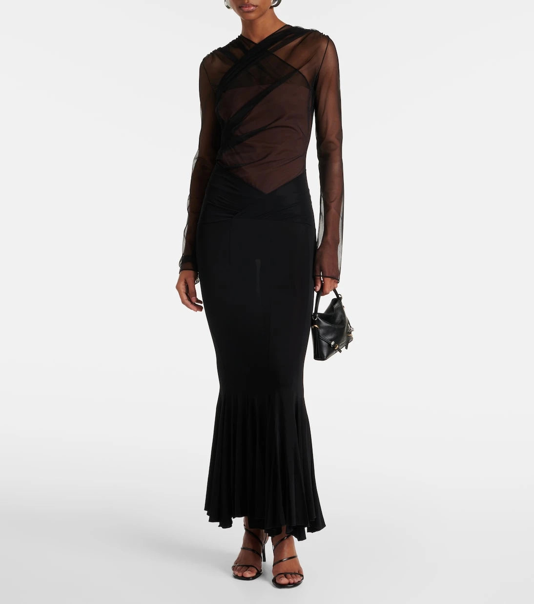 Nensi Dojaka - Zoe flared maxi skirt