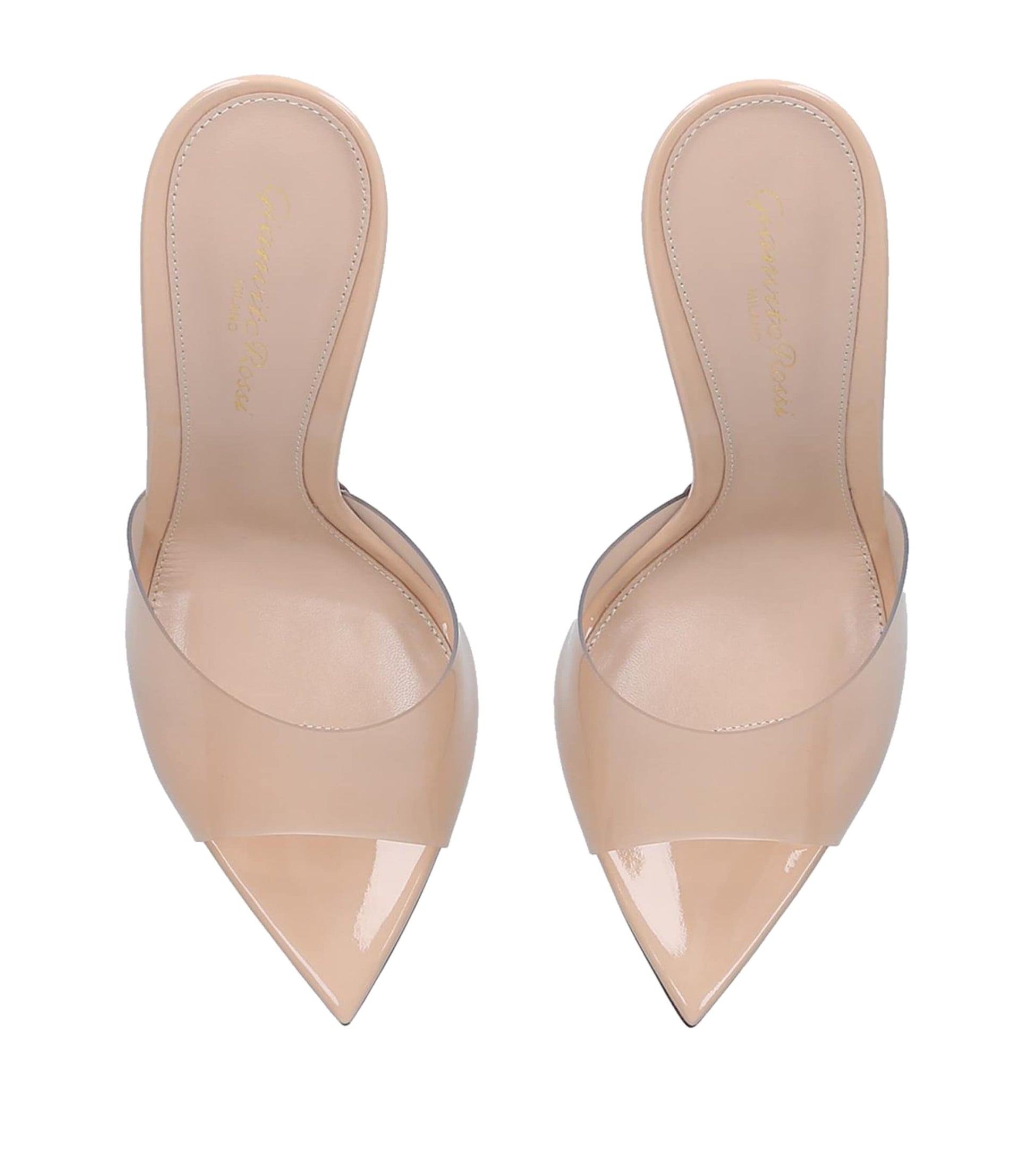 Nude Patent Elle Mules 105