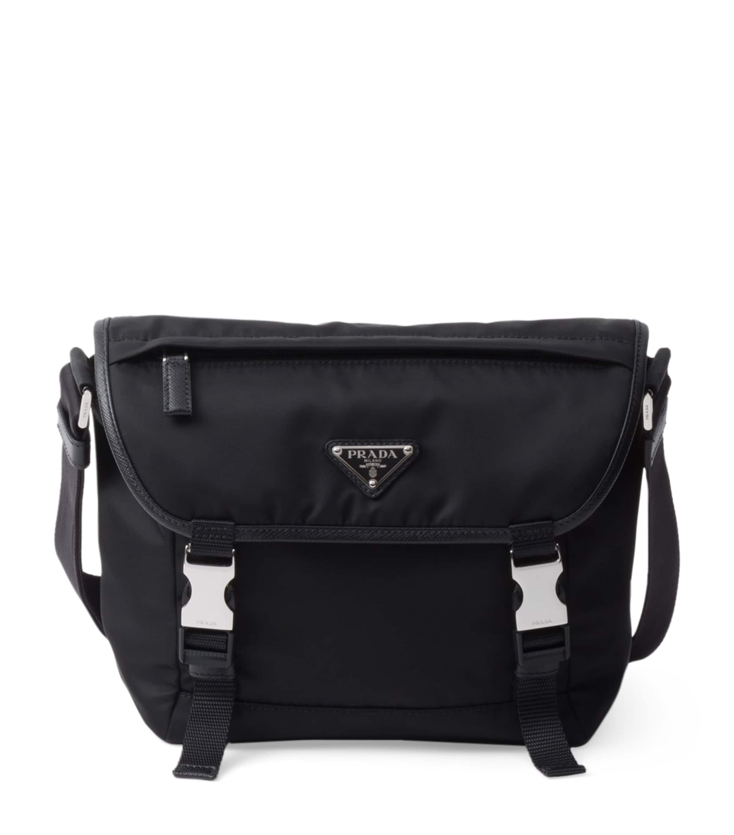 Prada Re-Nylon and Saffiano Leather Shoulder Bag