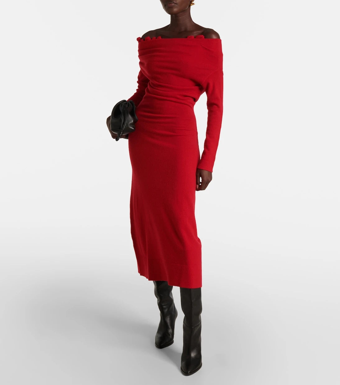 Altuzarra - Lunaire off-shoulder cashmere gown