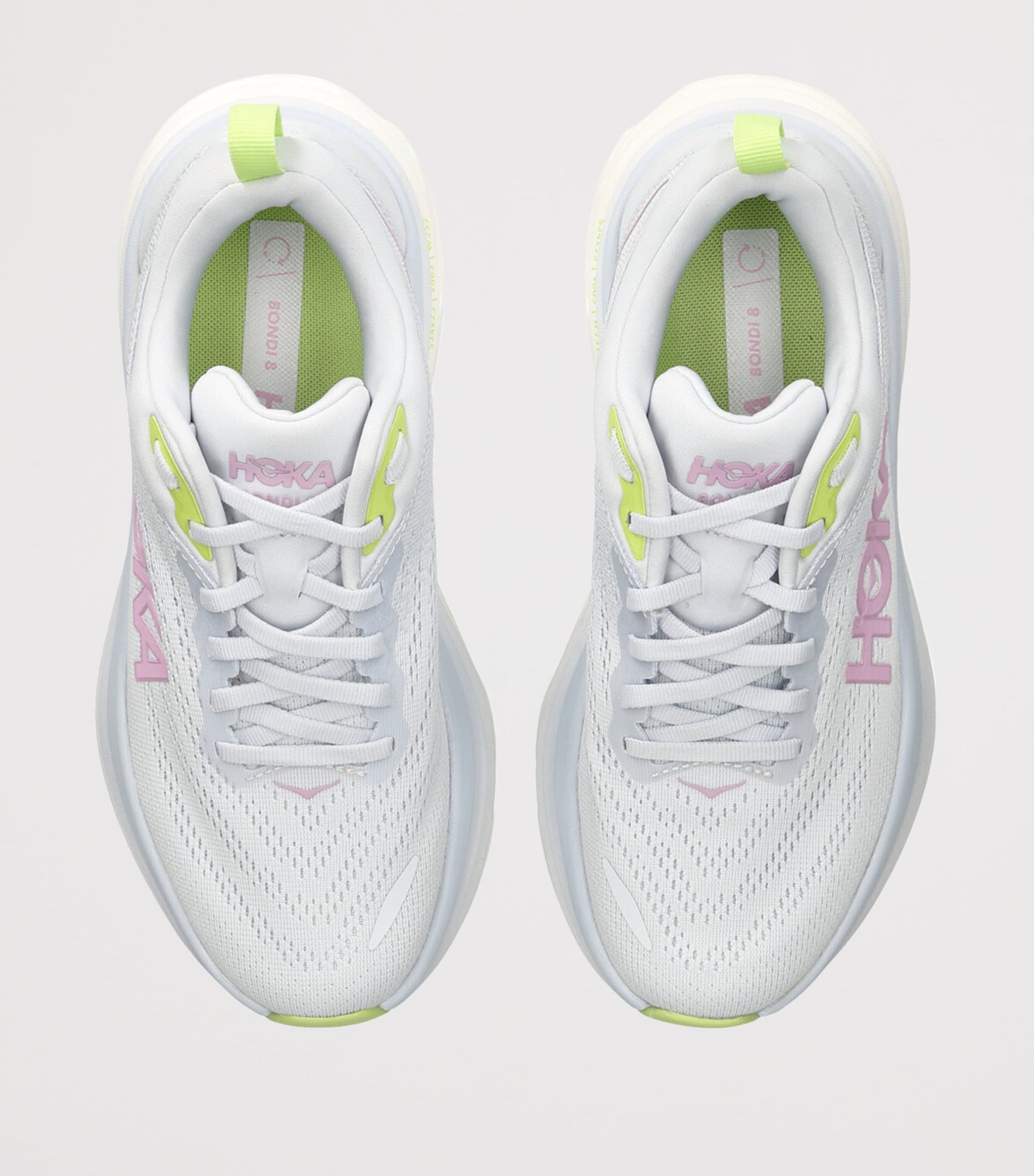 White Bondi 8 Running Trainers