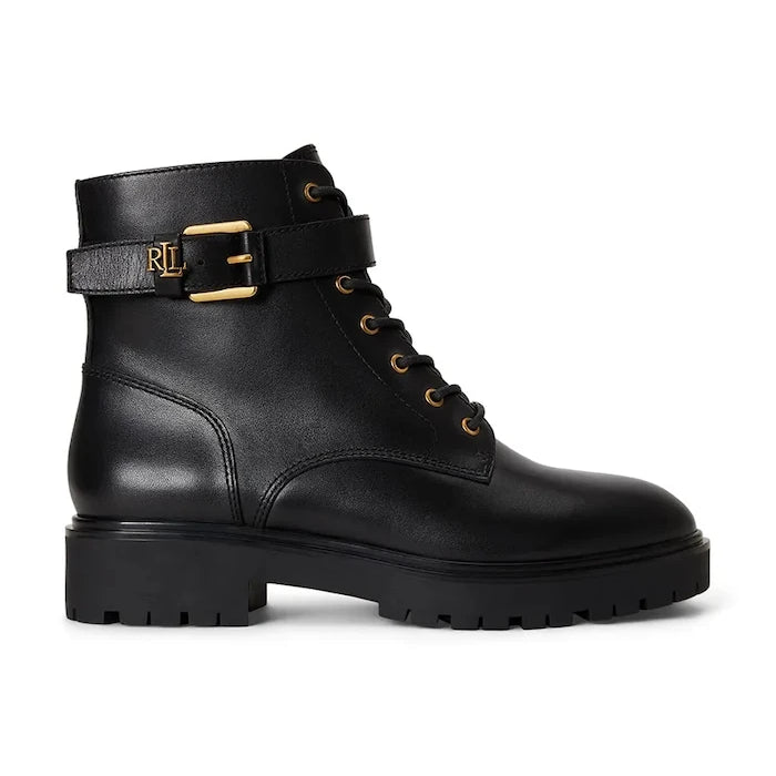 Lauren Ralph Lauren Kadın Deri Chelsea Bot Allyson Logo