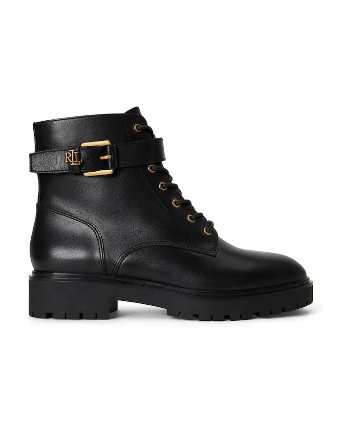 Lauren Ralph Lauren Kadın Deri Chelsea Bot Allyson Logo