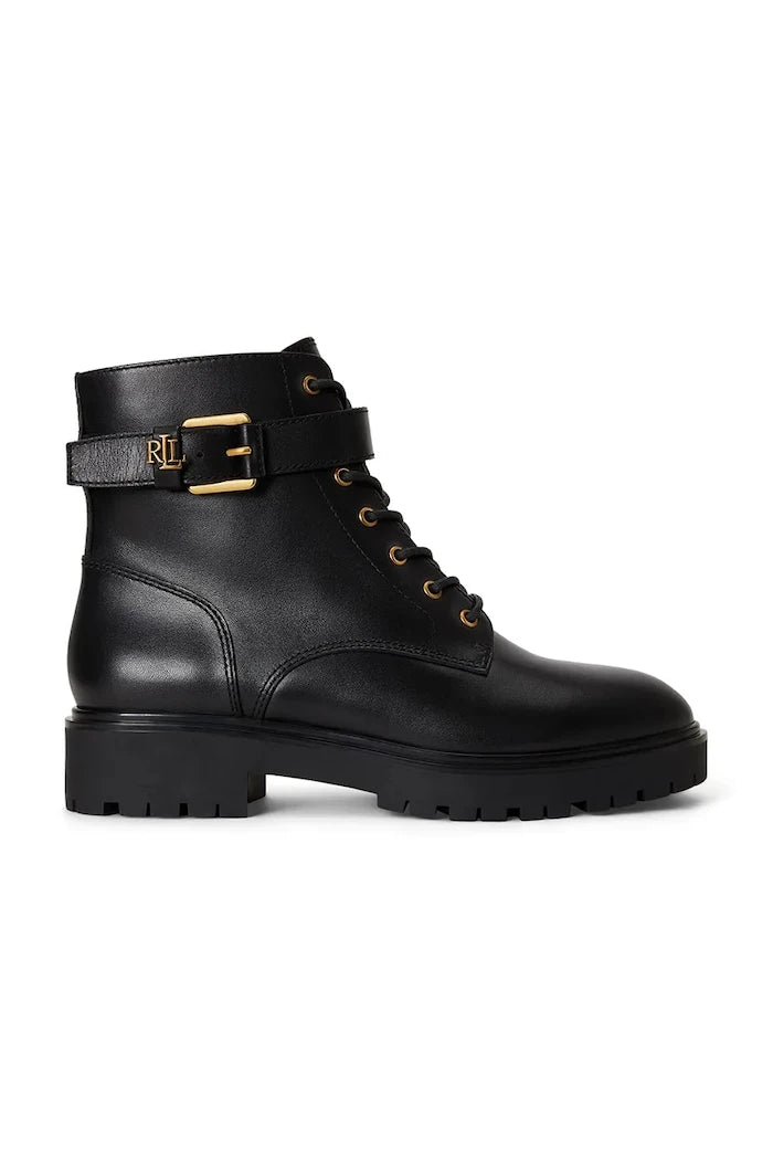 Lauren Ralph Lauren Kadın Deri Chelsea Bot Allyson Logo