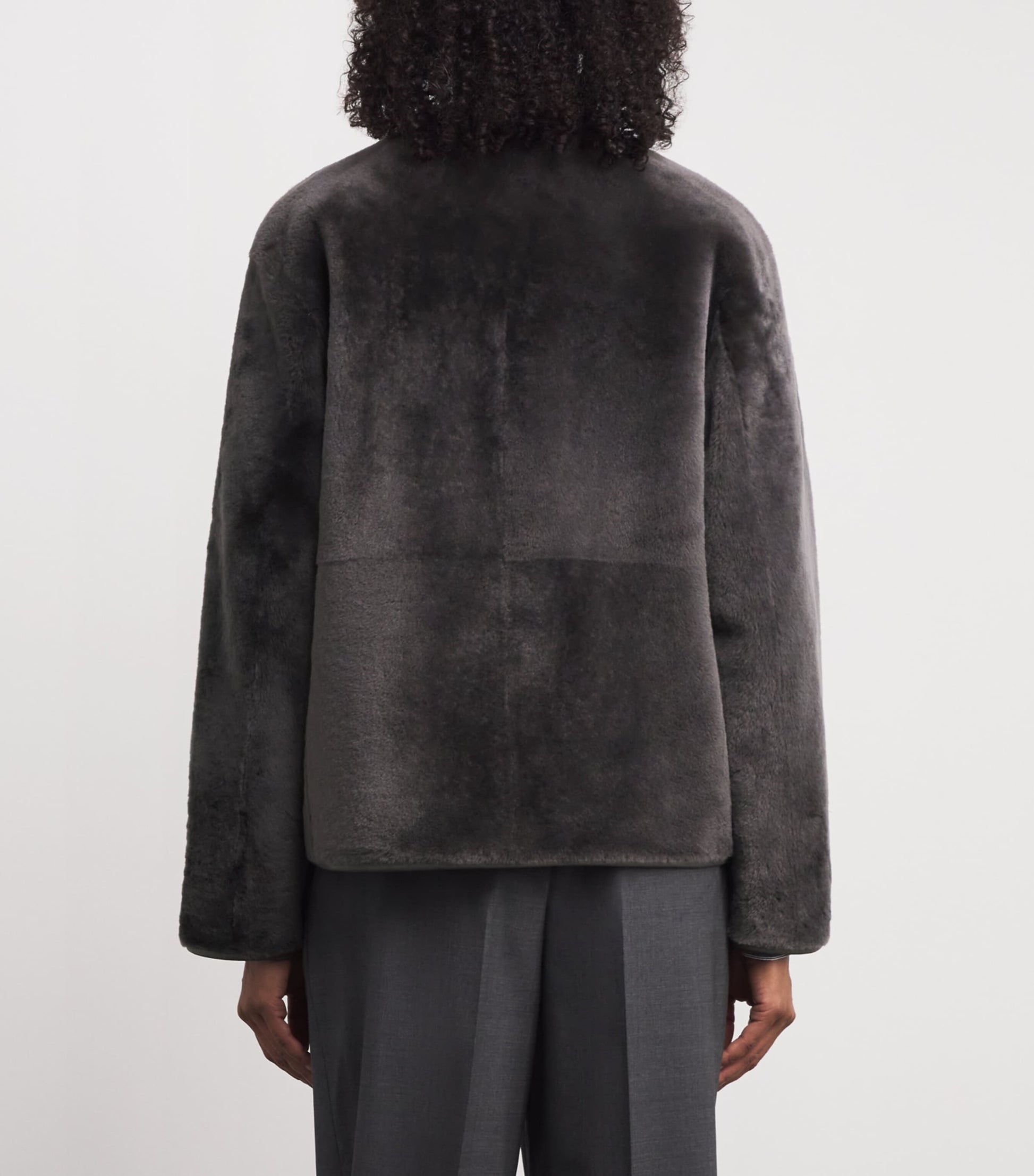 Arma Brown Shearling-Lambskin Reversible Lucine Jacket