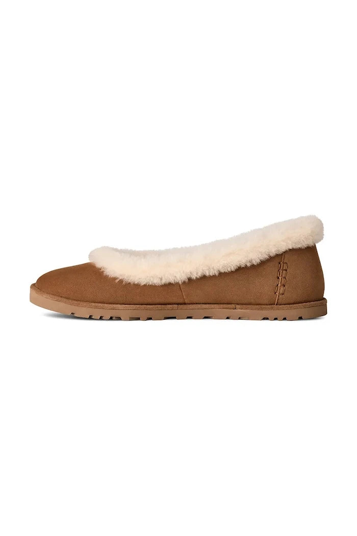 Велурени балеринки UGG Zora Ballet Flat