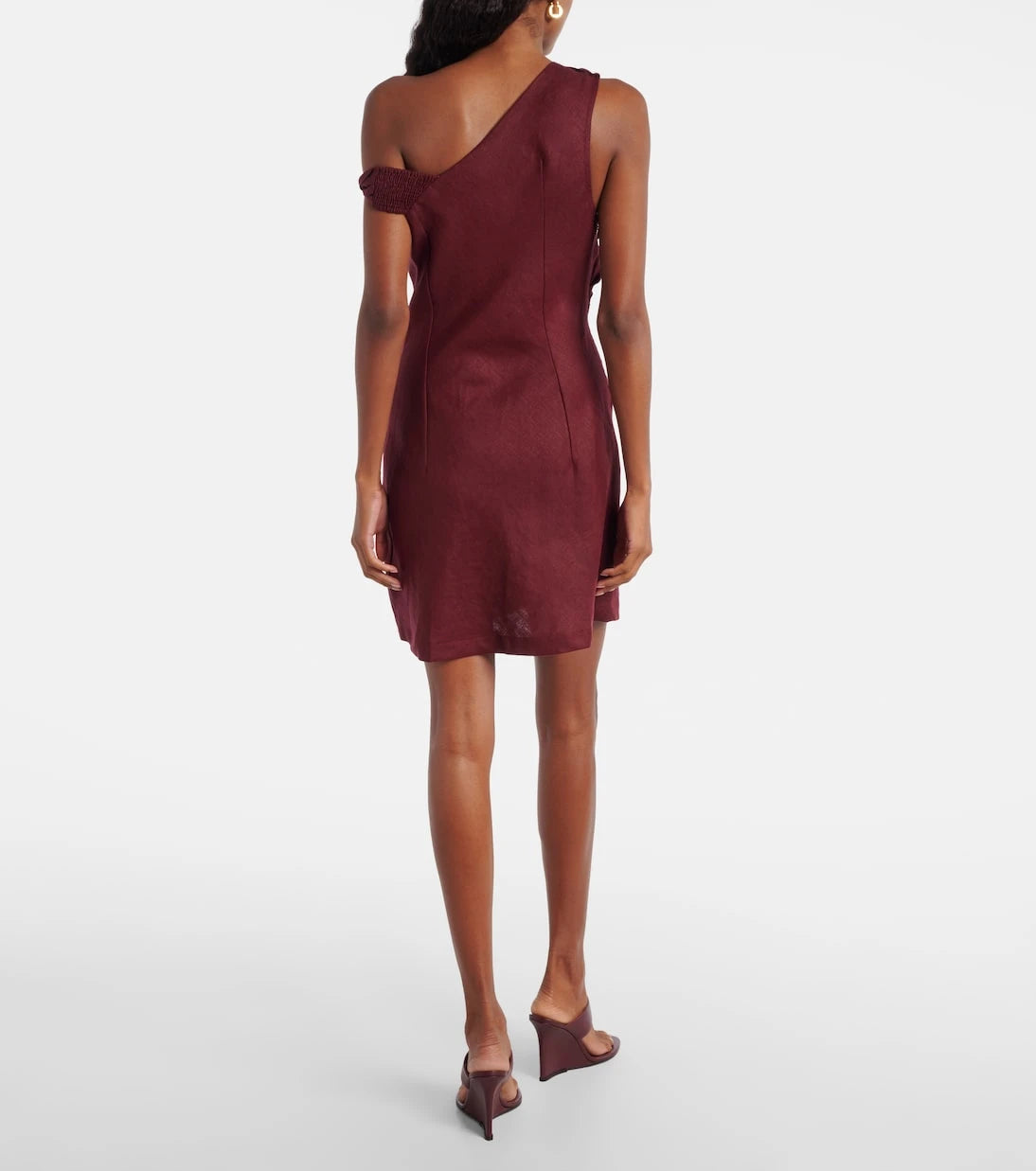 Faithfull - Suis draped linen minidress