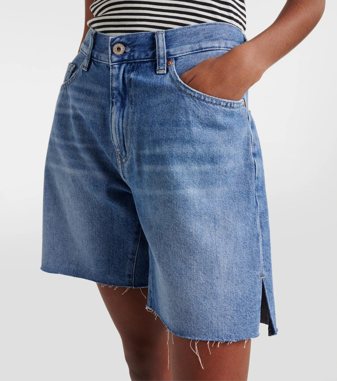 AG Jeans - Ex-Boyfriend denim Bermuda shorts