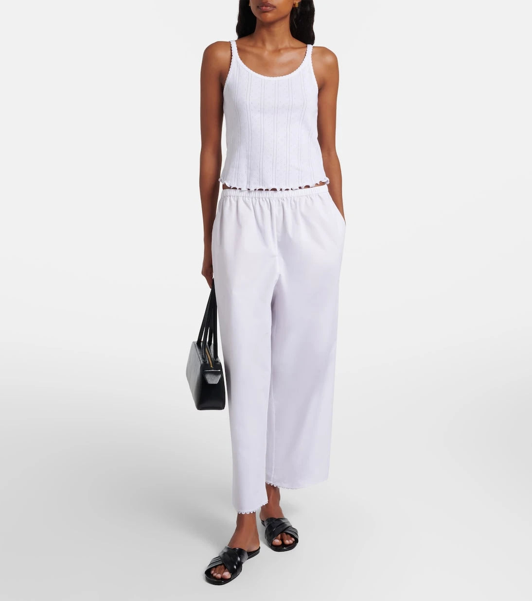 Róhe - Pointelle cotton tank top
