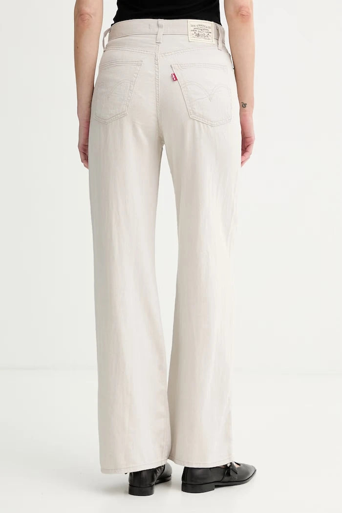 Levi's дънки wide leg дамски RIBCAGE WIDE LEG H223