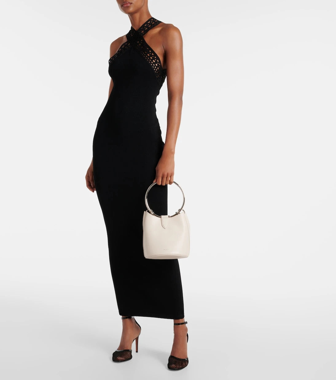 Alaïa - Ring Medium leather bucket bag
