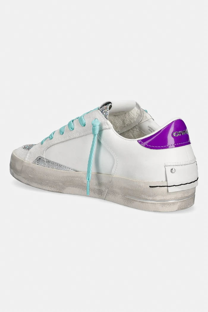 Crime London SK8 DELUXE kadın deri spor ayakkabı