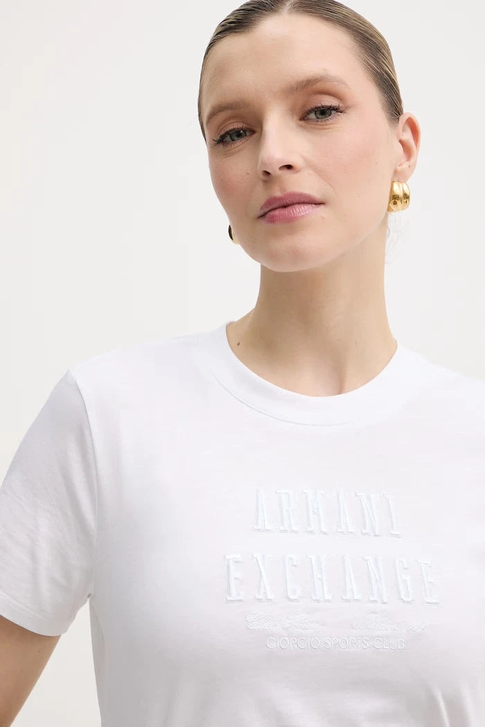 Armani Exchange kadın pamuklu tişört