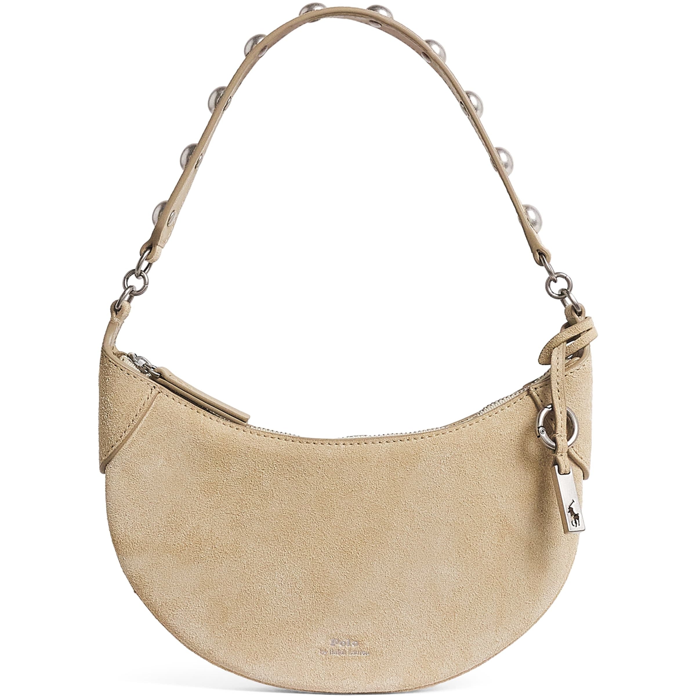 Polo Ralph Lauren Mini Suede Studded ID Shoulder Bag