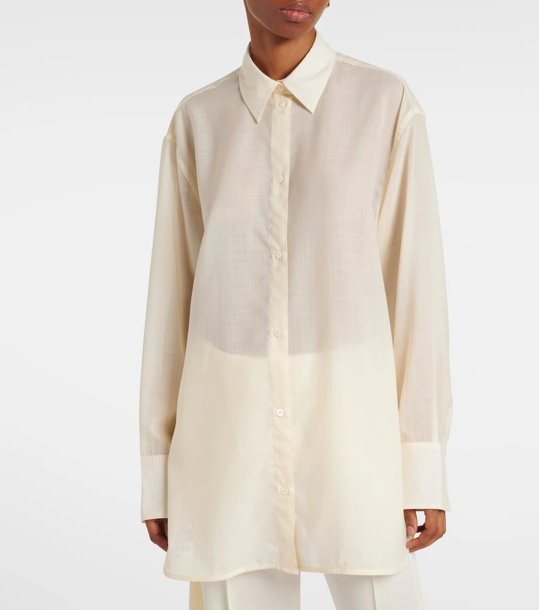 Toteme - Sheer wool shirt