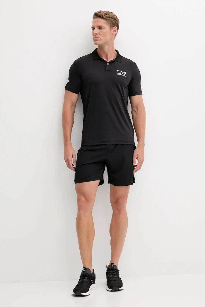 Тениска с яка EA7 Emporio Armani
