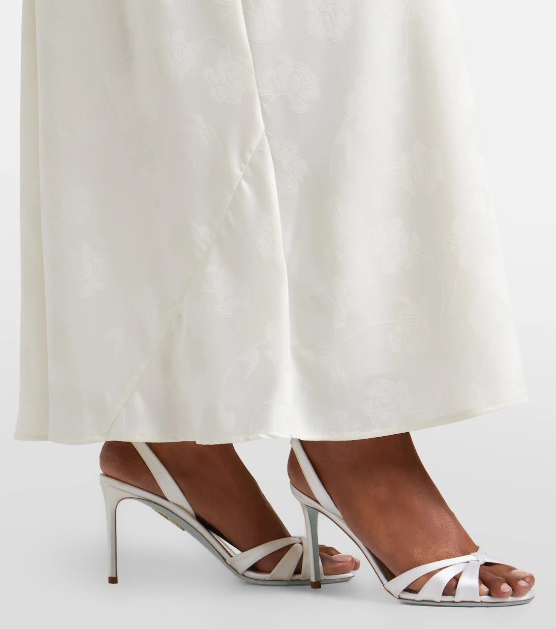 Rotate - Floral satin maxi dress
