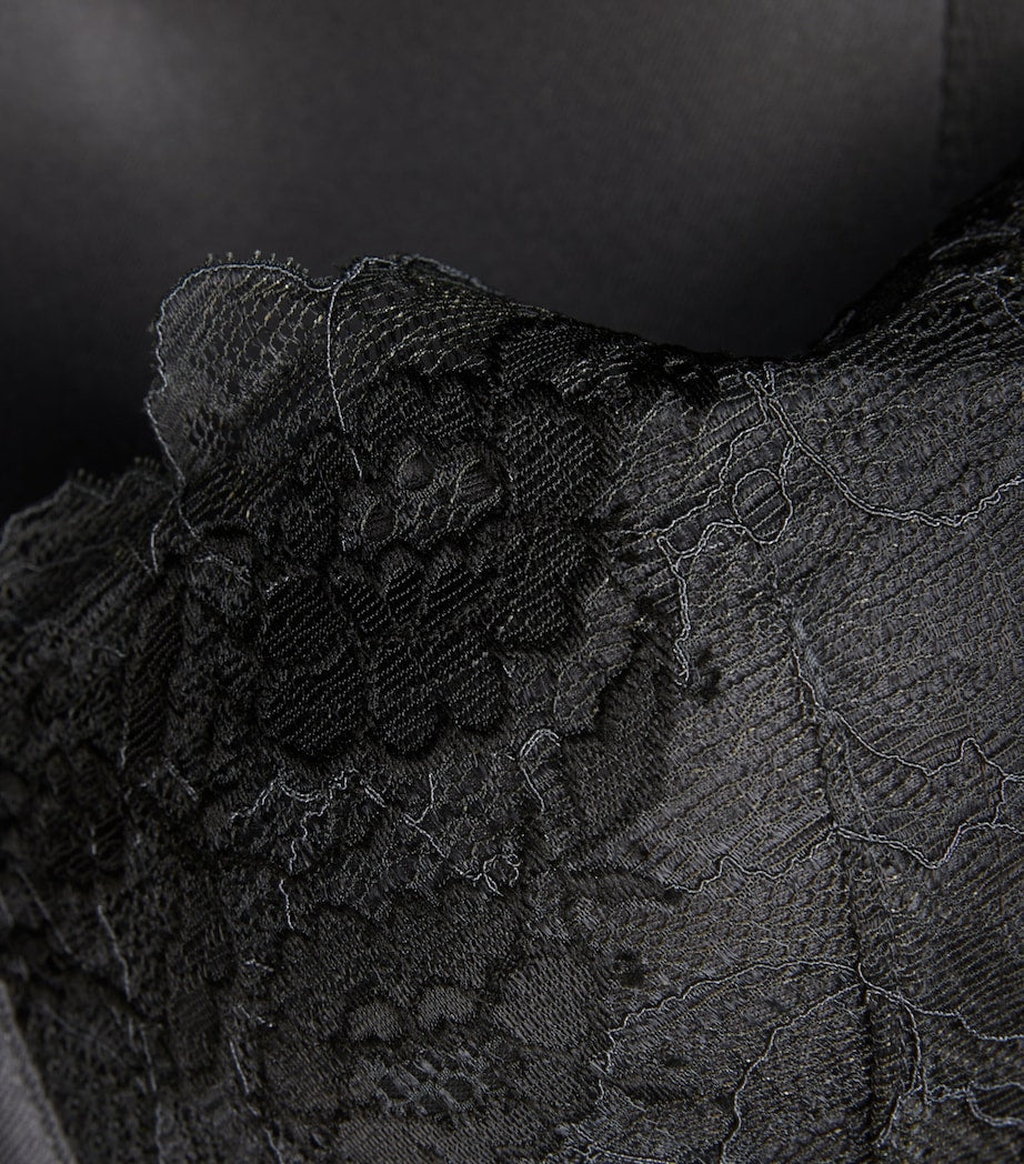 Wacoal Grey Lace Perfection Push-Up Bra