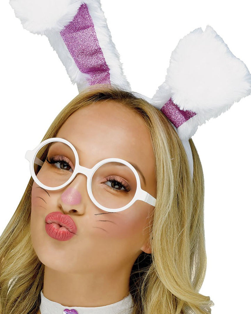 White Bunny Selfie Filter Costume Accessory