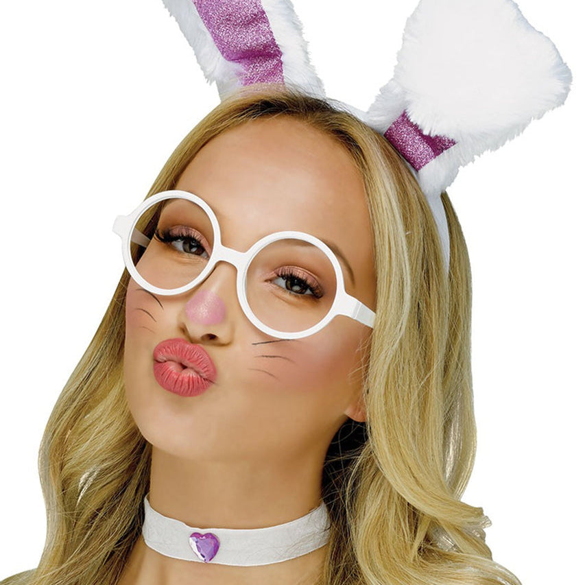 White Bunny Selfie Filter Costume Accessory