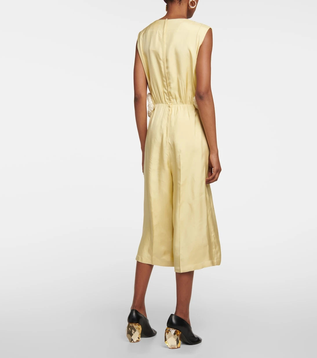 Jil Sander - Embellished satin jumpsuit