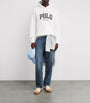 Polo Ralph Lauren White Cotton-Blend Varsity Hoodie