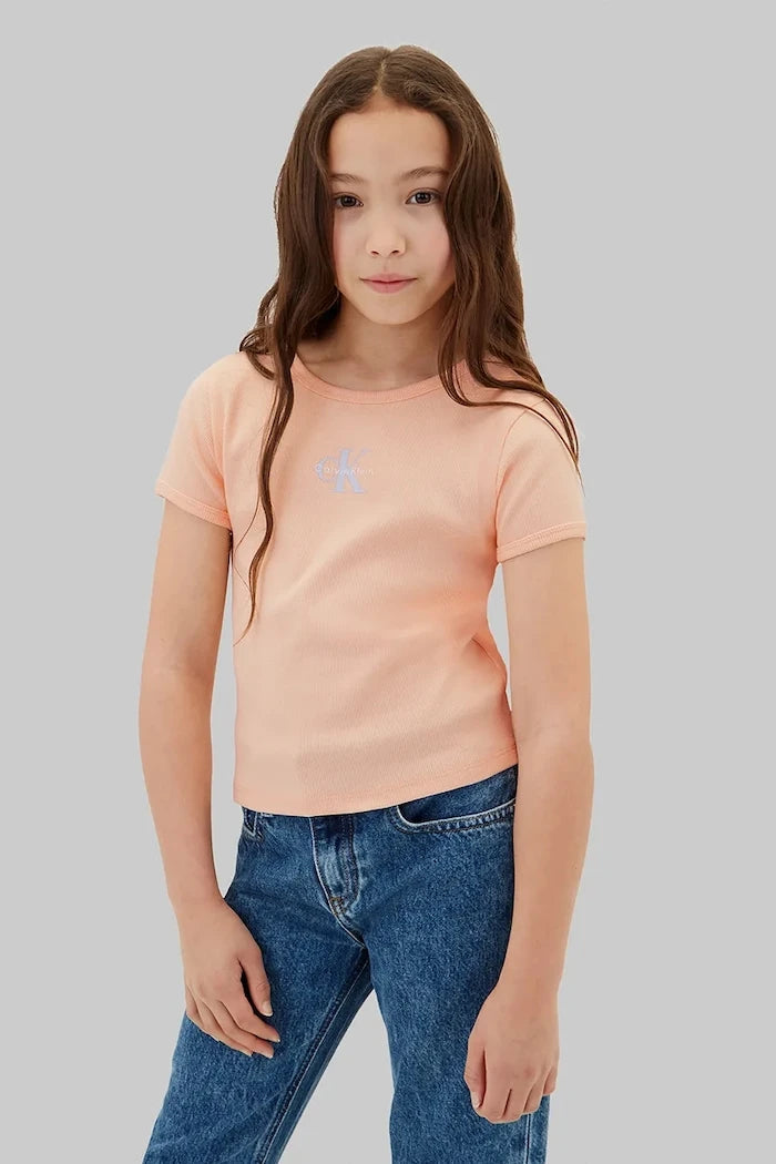 Calvin Klein Jeans Çocuk Pamuklu Tişört