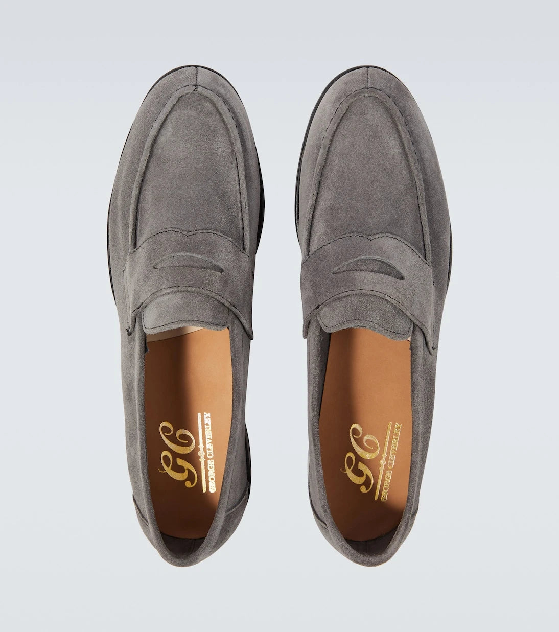 George Cleverley - Cannes suede penny loafers