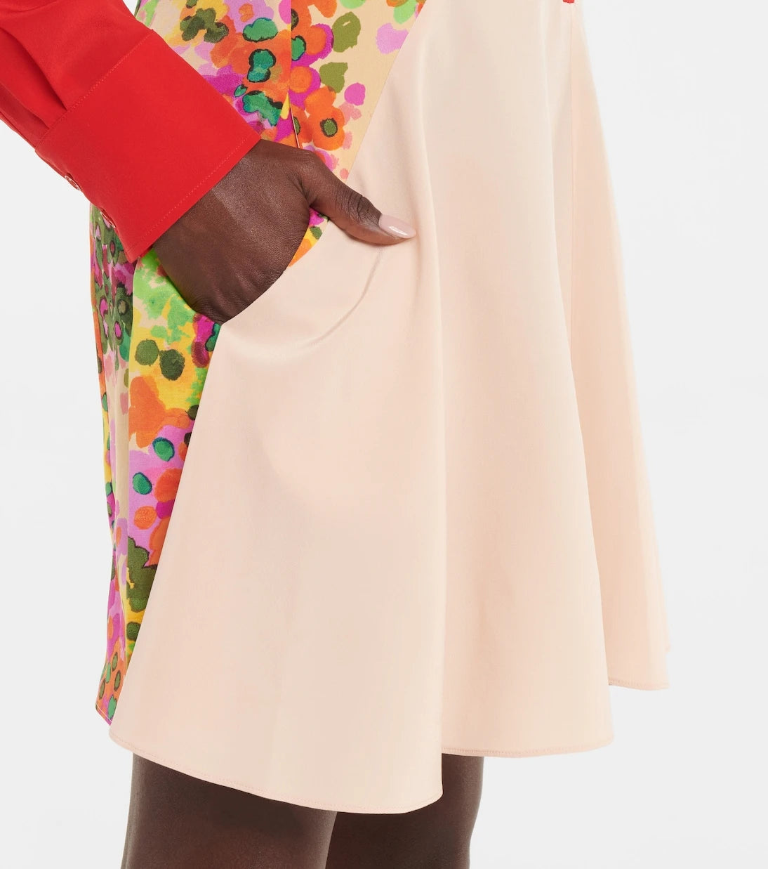 Stella McCartney - Printed silk minidress