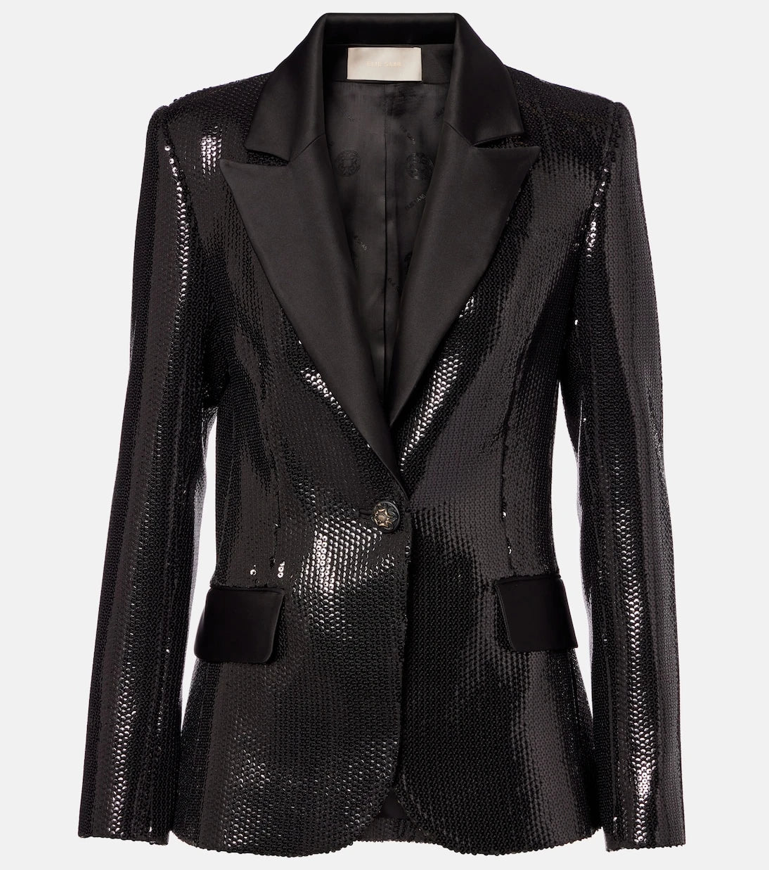 Elie Saab - Sequined satin blazer
