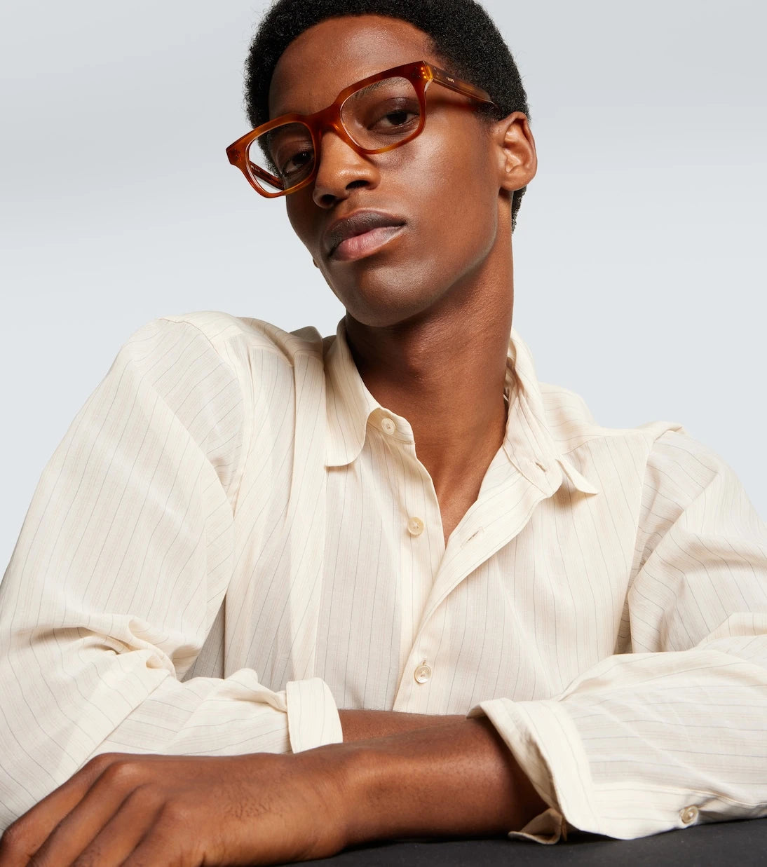 Celine Eyewear - Bold 3 dots square glasses