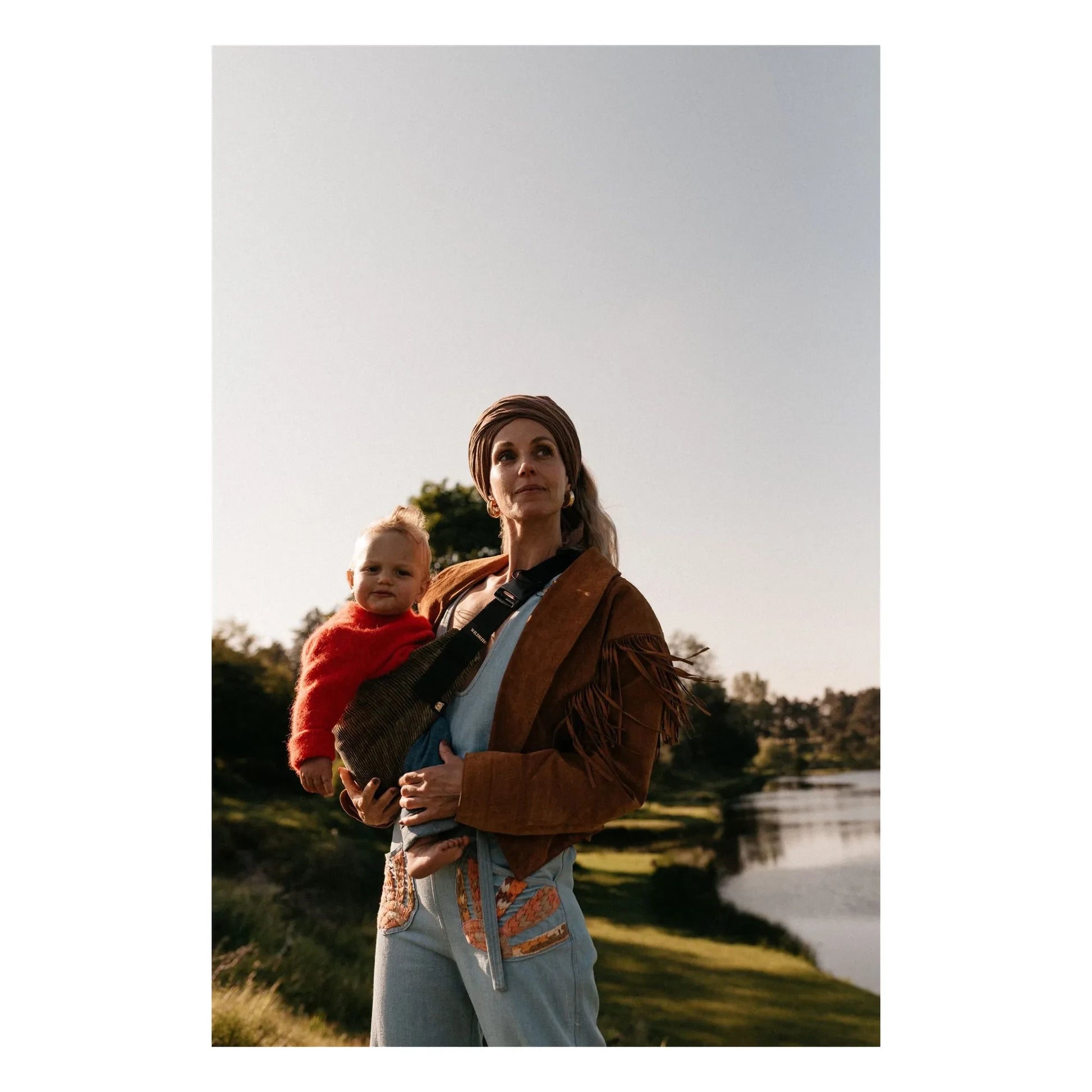 Wildride - Corduroy baby carrier | Khaki