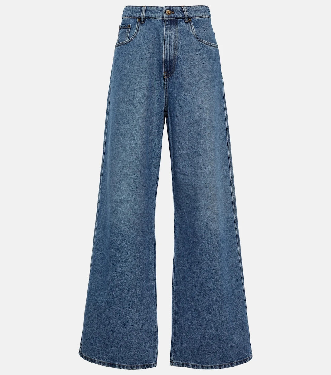 Miu Miu - High-rise wide-leg jeans