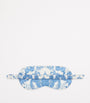 Blue Cotton Menagerie Print Sleep Mask