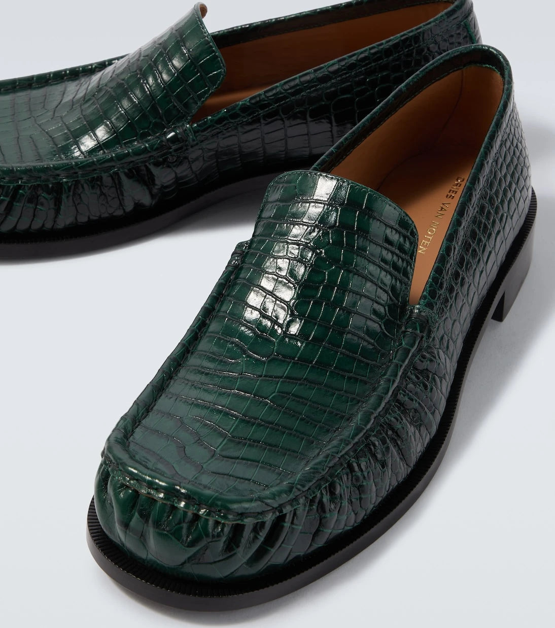 Dries Van Noten - Leather loafers