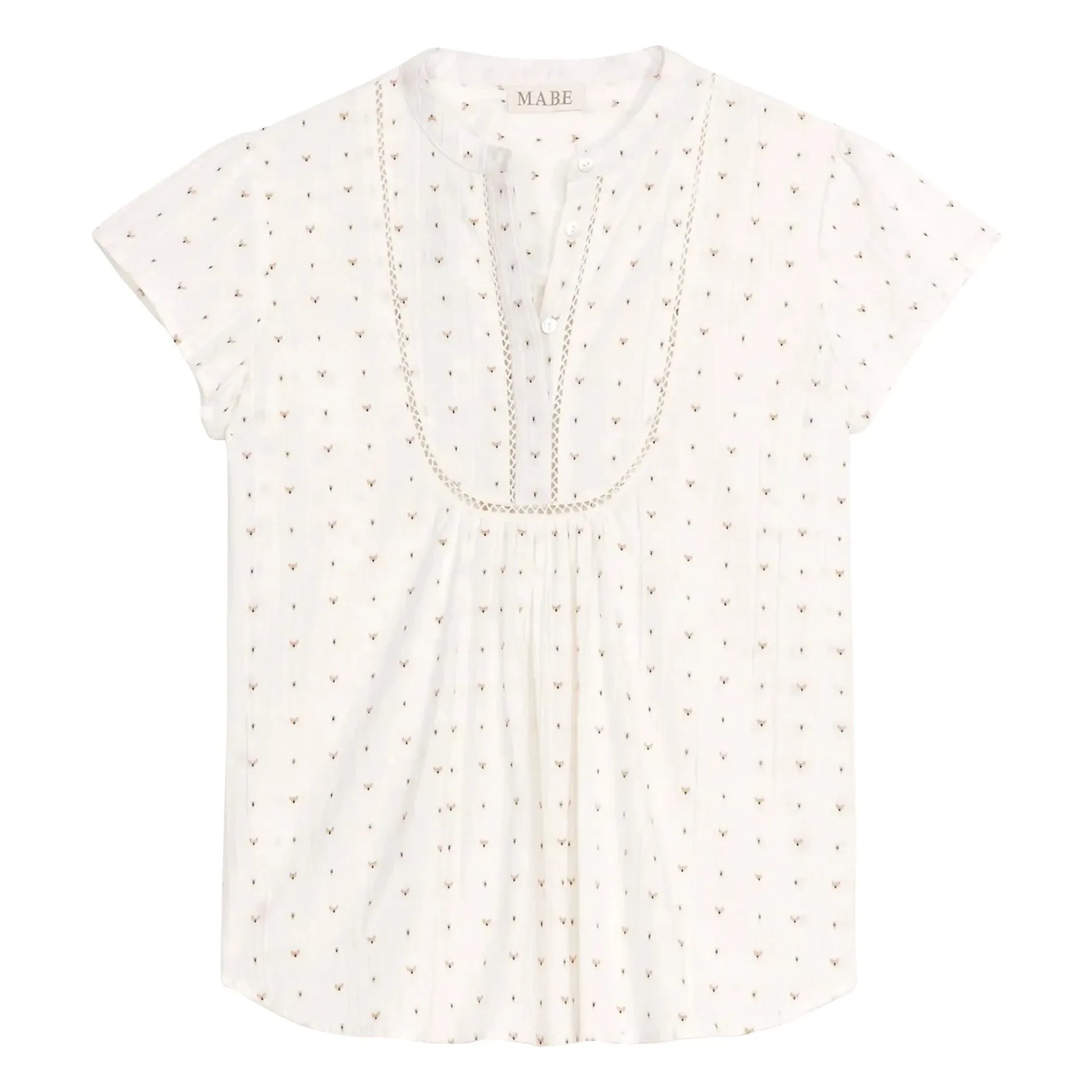 M.A.B.E. - Rita Cotton blouse | White