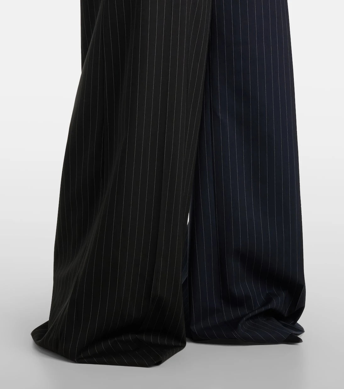 Vetements - Pinstripe wool wide-leg pants