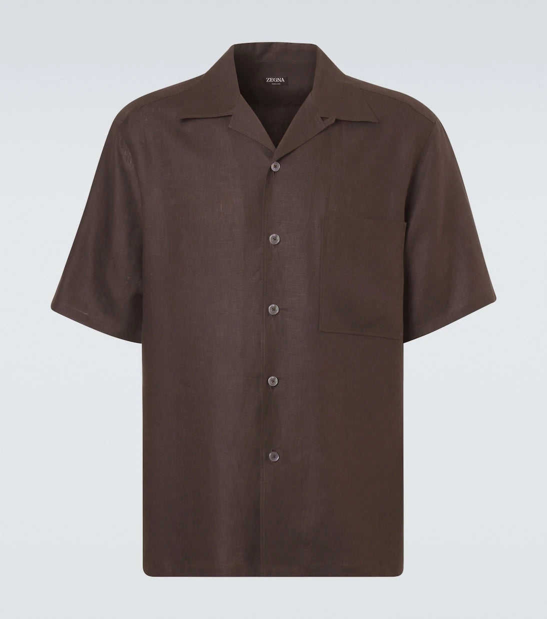 Zegna - Linen bowling shirt