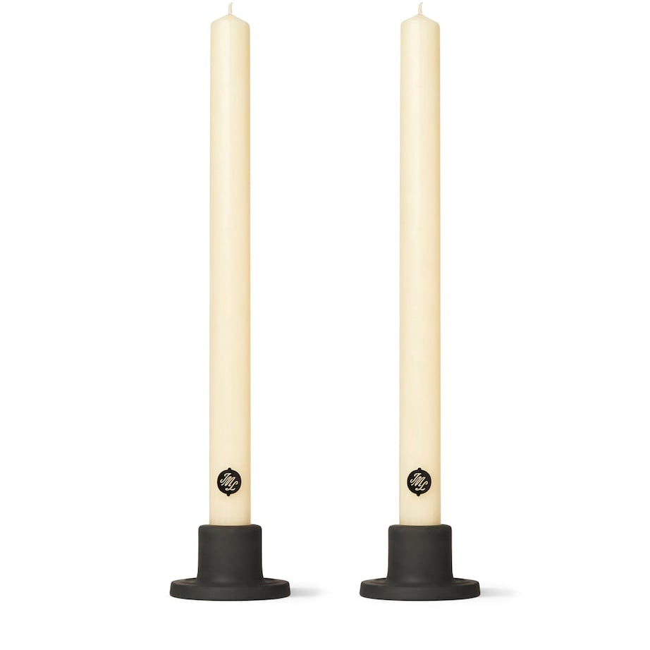 Set of 2 Grapefruit & Rosemary Townhouse Dining Candles with Holders