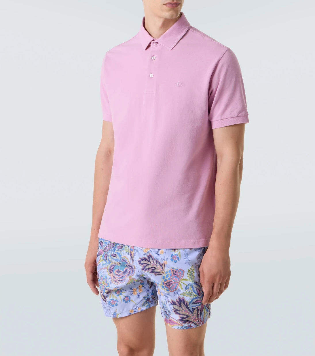Etro - Cotton piqué polo shirt