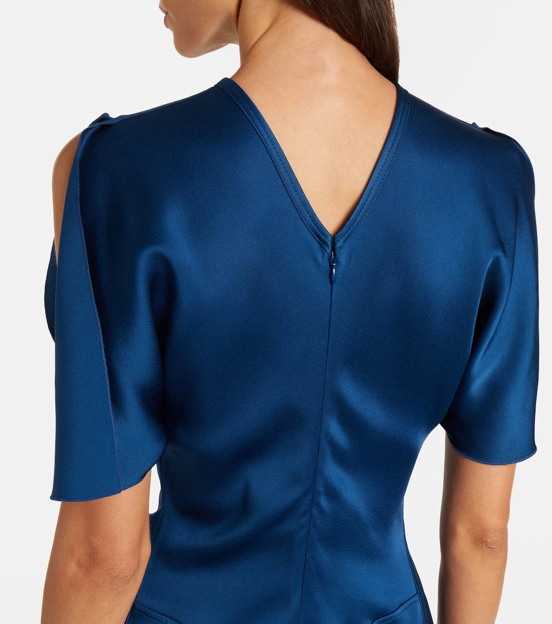 Victoria Beckham - Isabella gathered satin gown