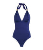 Heidi Klein Navy Slider Halterneck Beau Soleil Swimsuit