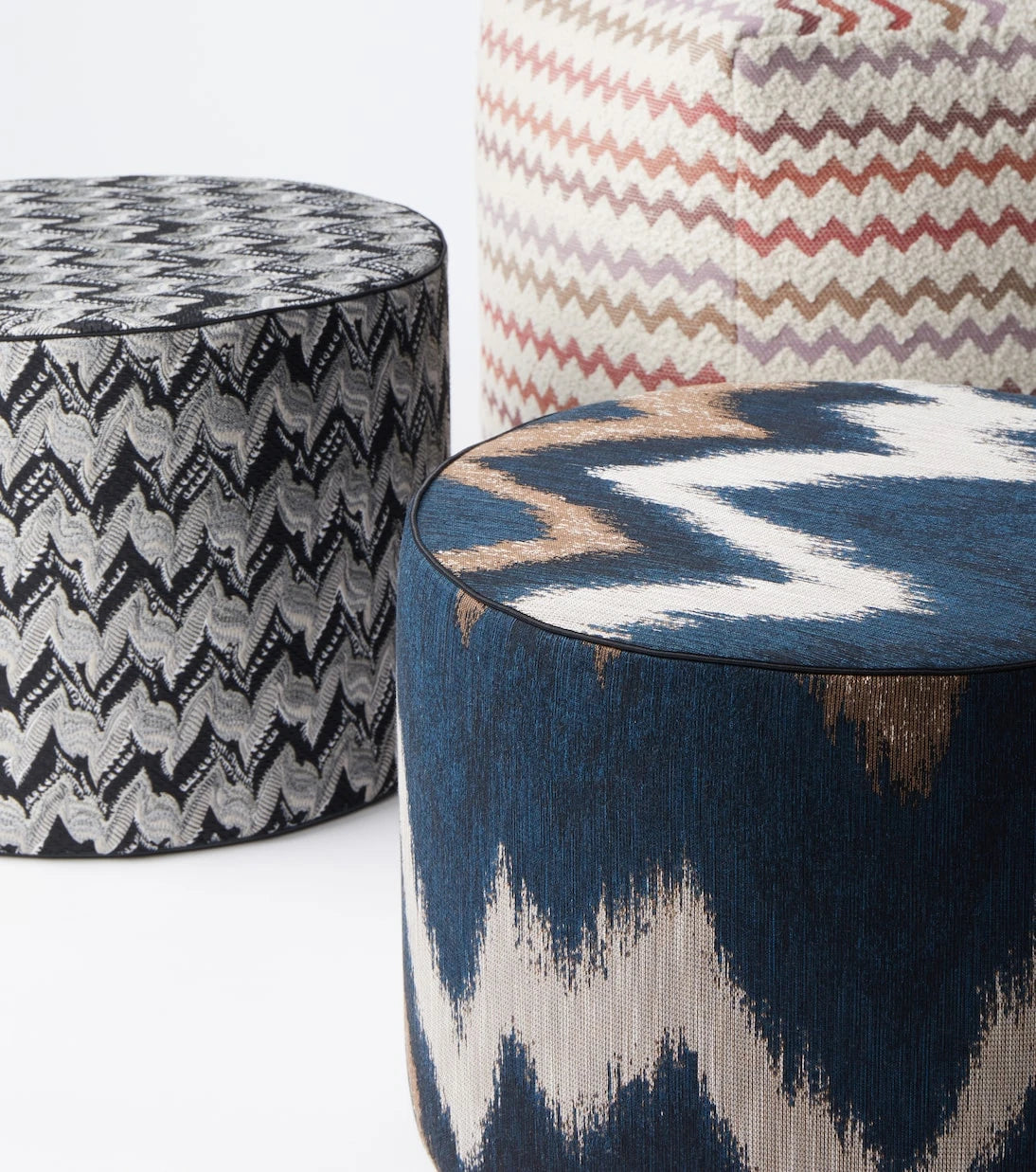Missoni - Fluidity Zigzag pouf