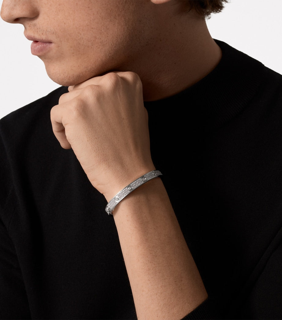 Cartier White Gold and Diamond LOVE Bracelet