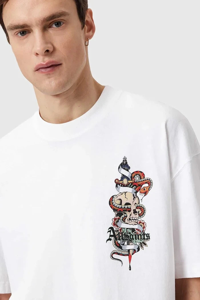 Памучна тениска AllSaints BLADE
