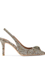 Kurt Geiger London обувки с ток Belgravia High Sling Beige Comb