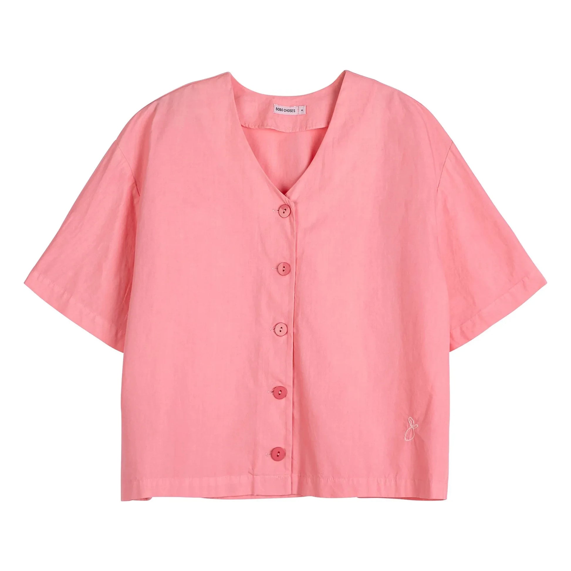 Bobo Choses - Paper Touch organic cotton blouse | Pink