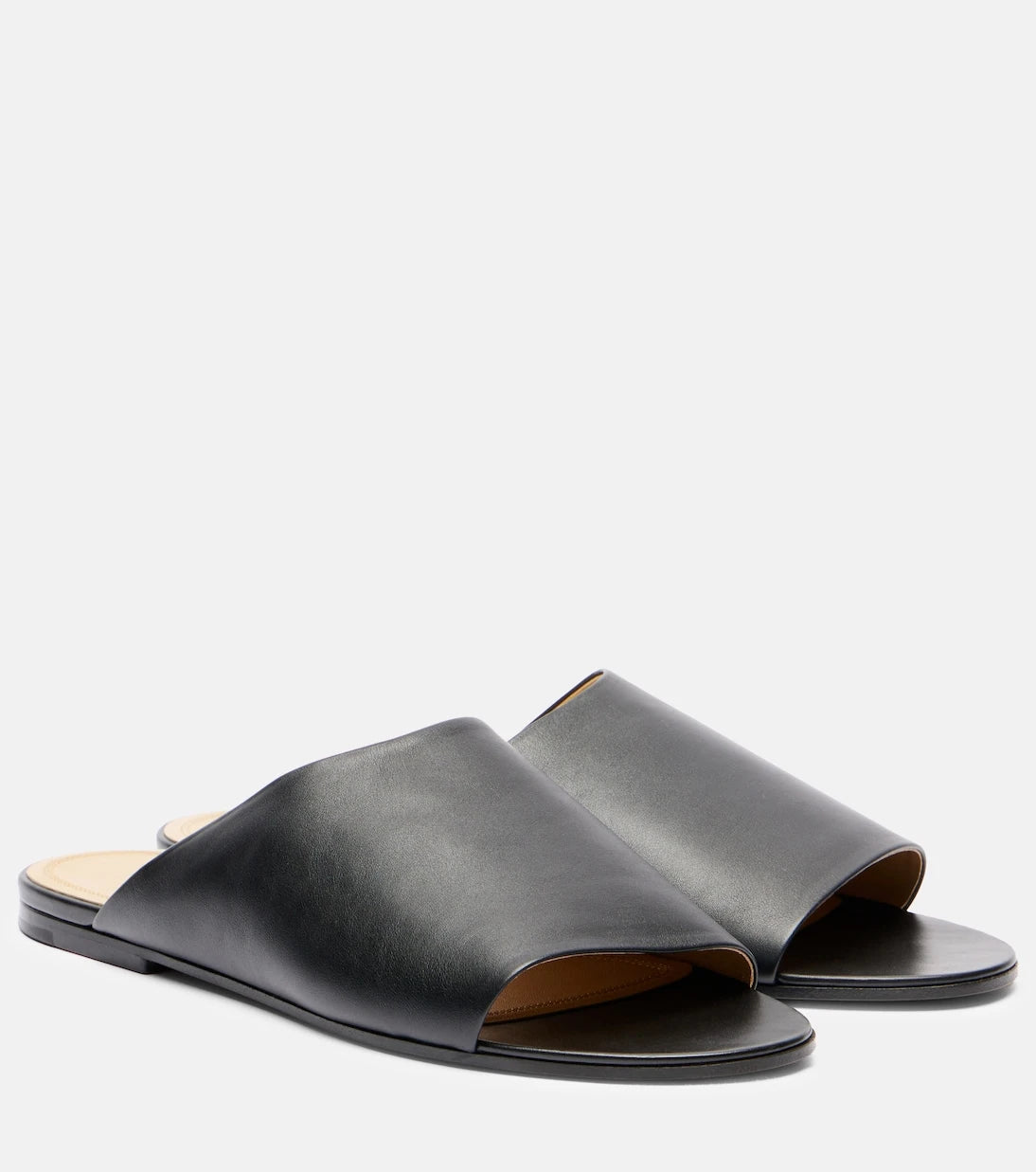 The Row - Signum leather slides