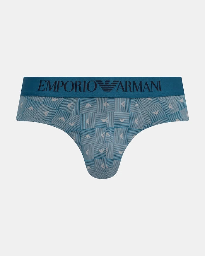 Emporio Armani Underwear erkek pamuklu elastan slip külot 2’li