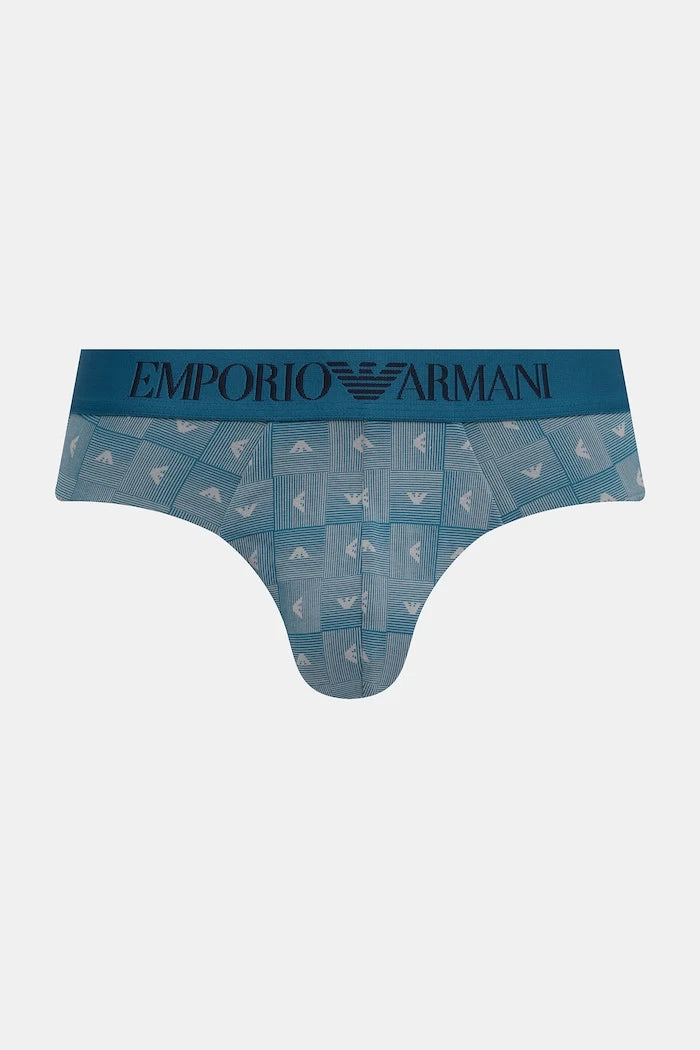 Emporio Armani Underwear erkek pamuklu elastan slip külot 2’li
